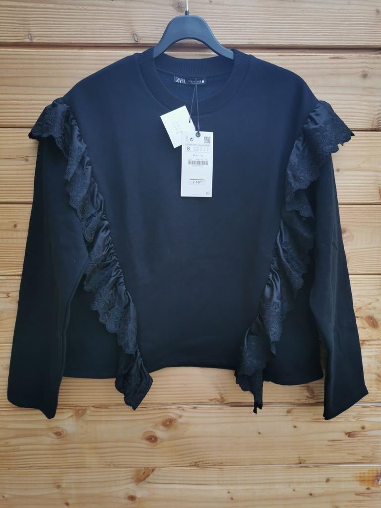 ZARA sweater met volants mt. S, Verzenden, Nieuw, Maat 36 (S), Zara