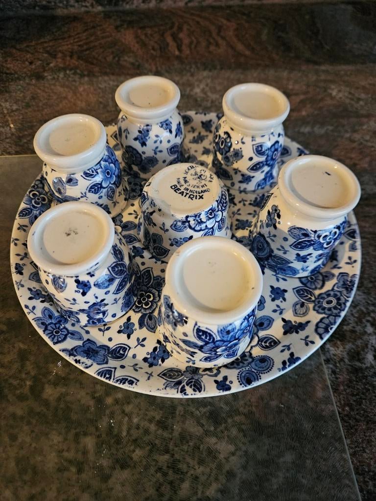 Societe ceramique beatrix Maastricht eierdop, Antiek en Kunst, Ophalen of Verzenden