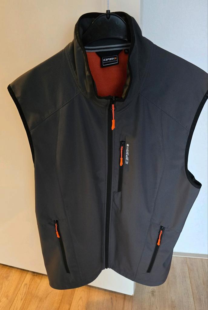 Heren bodywarmer mt 54  ICEPEAK, Kleding | Heren, Bodywarmers, Gedragen, Maat 52/54 (L), Grijs, Ophalen of Verzenden