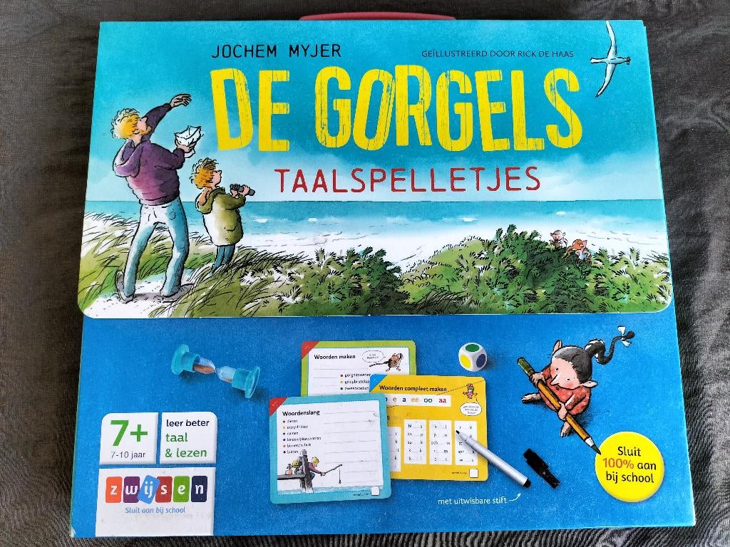 Jochem Myjer - De Gorgels - Taalspelletjes, Kinderen en Baby's, Speelgoed | Educatief en Creatief, Ophalen of Verzenden, Zo goed als nieuw