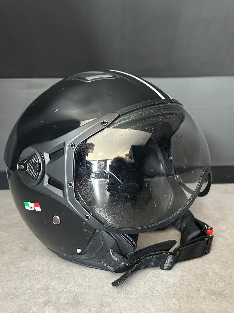 Scooterhelm Vito, Fietsen en Brommers, Brommerhelmen, Ophalen of Verzenden, Gebruikt, Extra small of kleiner, Vito Helmets