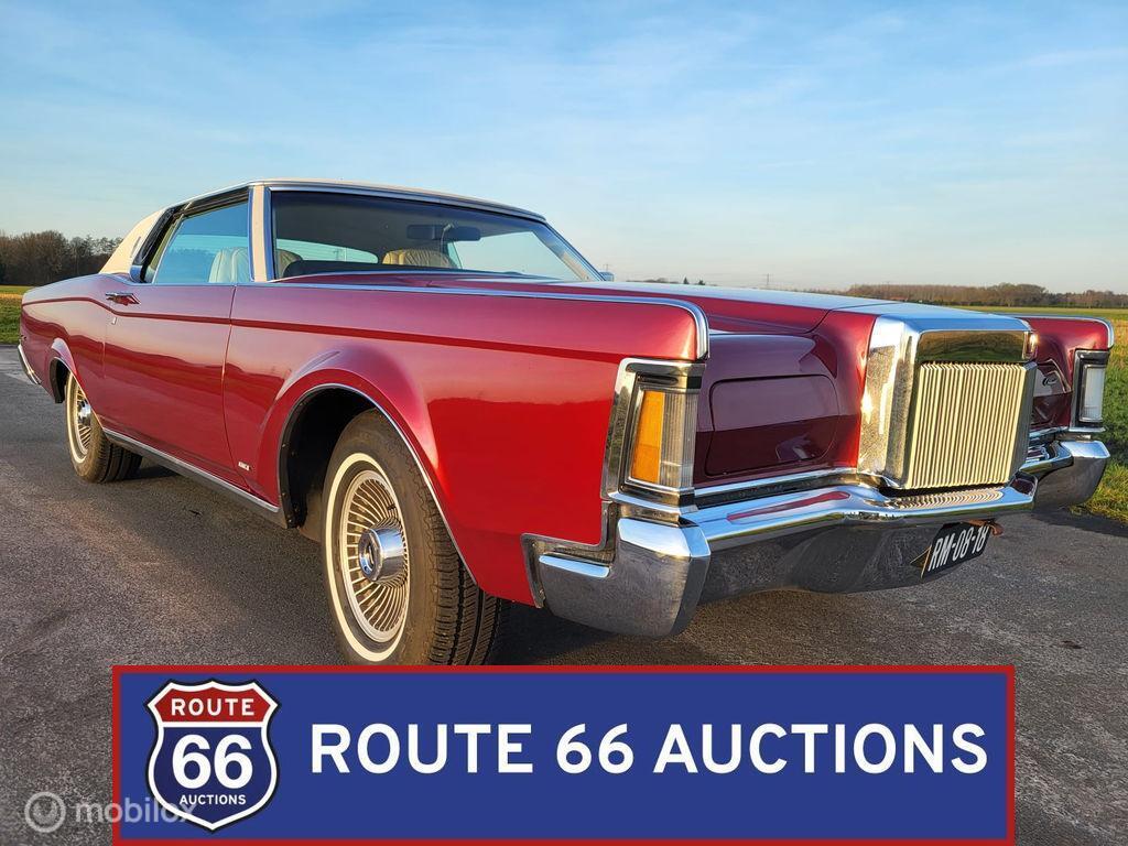 Lincoln Continental Coupe | 1970 | Route 66 Auctions, Auto's, Oldtimers, Overige carrosserieën, Zwart, Bedrijf, Handgeschakeld