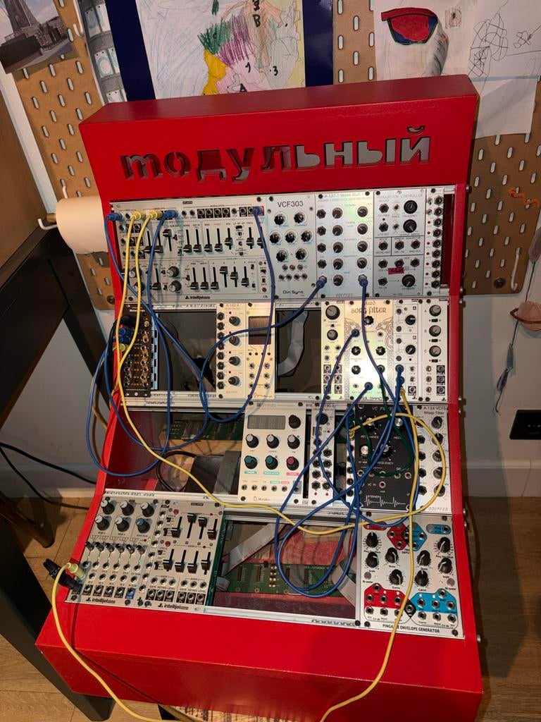 Modulaire Synth Kast met Modules, Ophalen, Gebruikt, Overige aantallen, Overige merken
