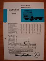 Mercedes 1319 LP LPK LPS 1974 Specificatie Brochure, Zo goed als nieuw, Mercedes-Benz, Mercedes, Ophalen of Verzenden