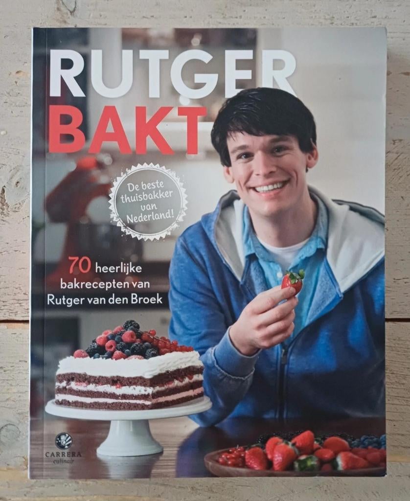 Rutger van den Broek - Rutger bakt, Ophalen of Verzenden, Zo goed als nieuw, Rutger van den Broek, Nederland en België