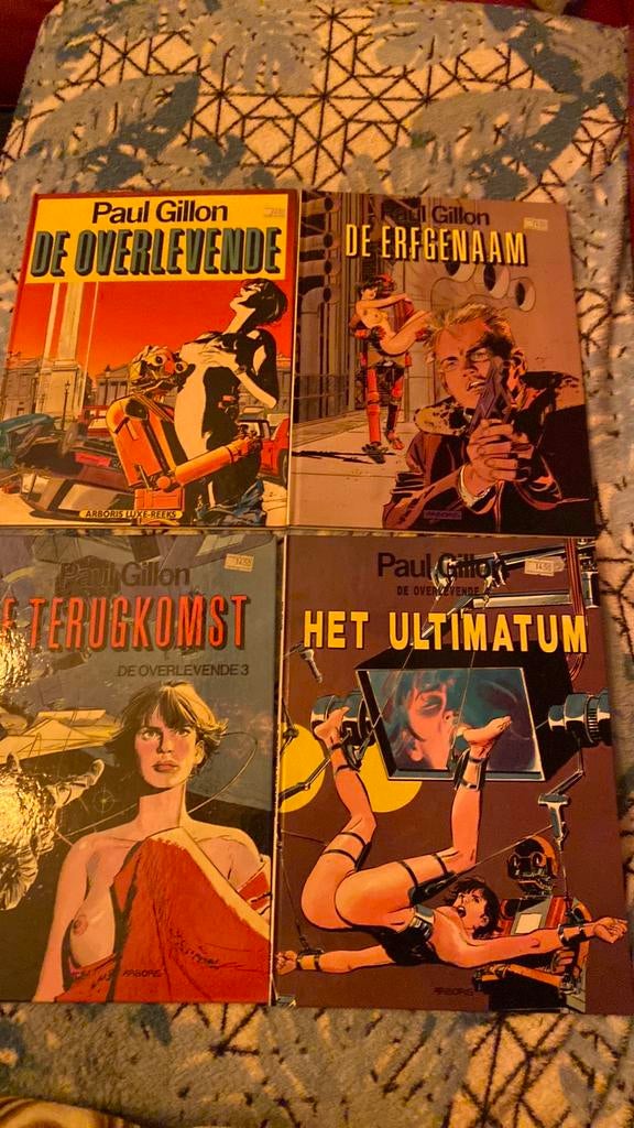 4 stripboeken van paul gillon, Meerdere stripboeken, Ophalen of Verzenden, Zo goed als nieuw