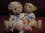 cherished teddie: heidi&david -humphrey -jonah -joshua-julia, Ophalen of Verzenden, Zo goed als nieuw, Beeldje, Cherished Teddies