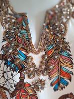 K-Design windvanger crème met bruine jurk XL, K-design, Overige kleuren, Verzenden, Maat 46/48 (XL) of groter