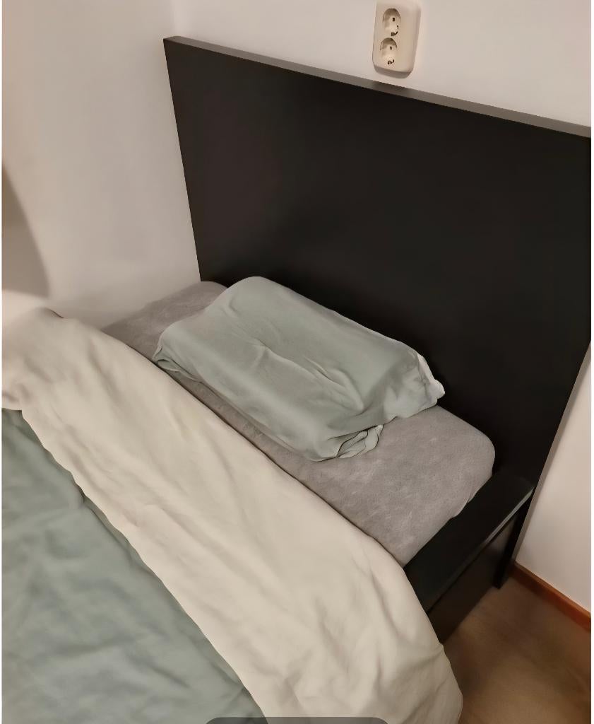 1 persoonsbed, Huis en Inrichting, Slaapkamer | Bedden, Ophalen, Gebruikt, 90 cm, 210 cm