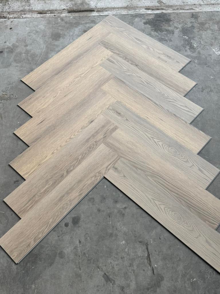 Pvc visgraat klik, Huis en Inrichting, Stoffering | Vloerbedekking, Ophalen of Verzenden, Zo goed als nieuw, 75 m² of meer, Overige typen