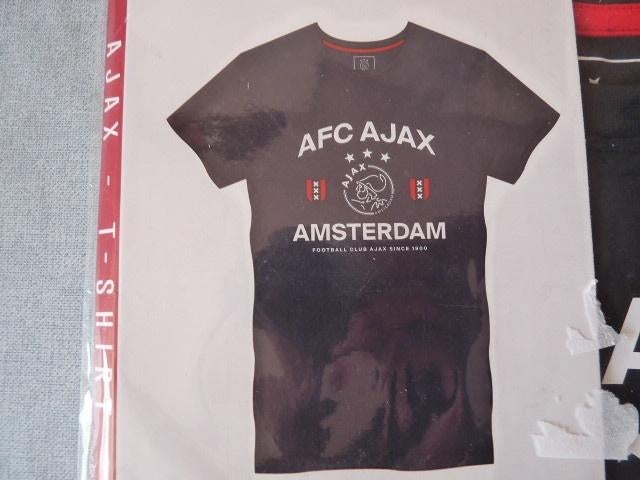 AFC Ajax Amsterdam – blauw-wit T-shirt - Maat 104-110 NIEUW, Ajax, Jongen of Meisje, Nieuw, Ophalen of Verzenden