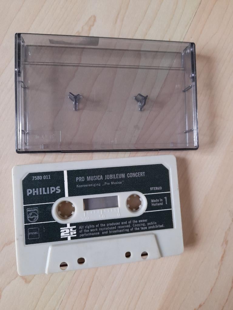 CASSETTEBANDJE PRO MUSICA JUBILEUM CONCERT, Ophalen of Verzenden, Zo goed als nieuw, Pop, 1 bandje