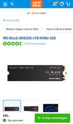 4TB WD Black SN850X NVMe SSD Playstation 5, Computers en Software, Intern, SSD, Zo goed als nieuw, ESATA