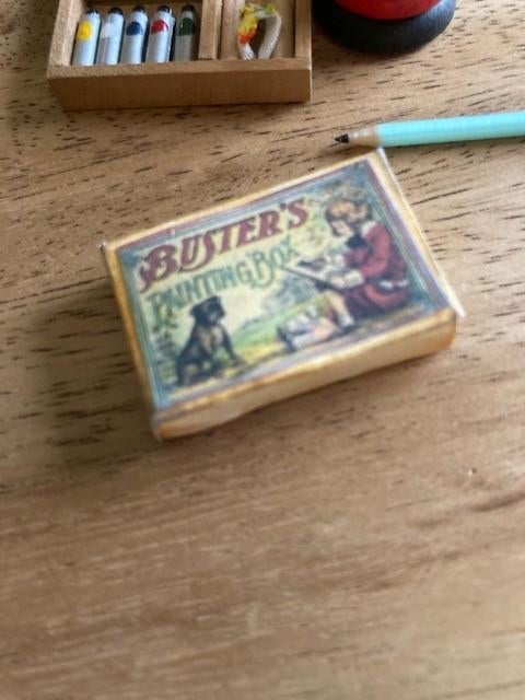 Nostalgische tekendoos, Ophalen of Verzenden, Zo goed als nieuw, Poppenhuis