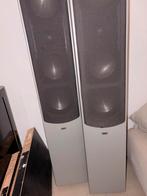ELAC Speaker Set met Versterker - Hoogwaardig Geluid, Gebruikt, 60 tot 120 watt, Front, Rear of Stereo speakers, Ophalen