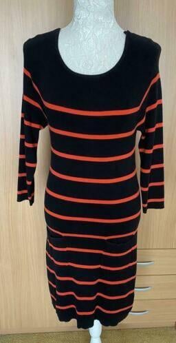 Monsoon jurk maat S [v], Kleding | Dames, Zwart, Ophalen of Verzenden, Zo goed als nieuw, Knielengte