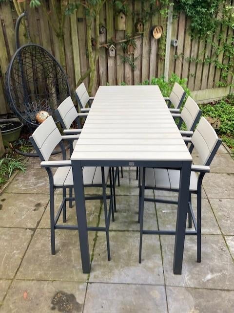 Bellagio barset, Ophalen, Gebruikt, 6 zitplaatsen, Aluminium