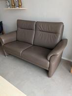 Prominent lederen bankstel, Ophalen, 75 tot 100 cm