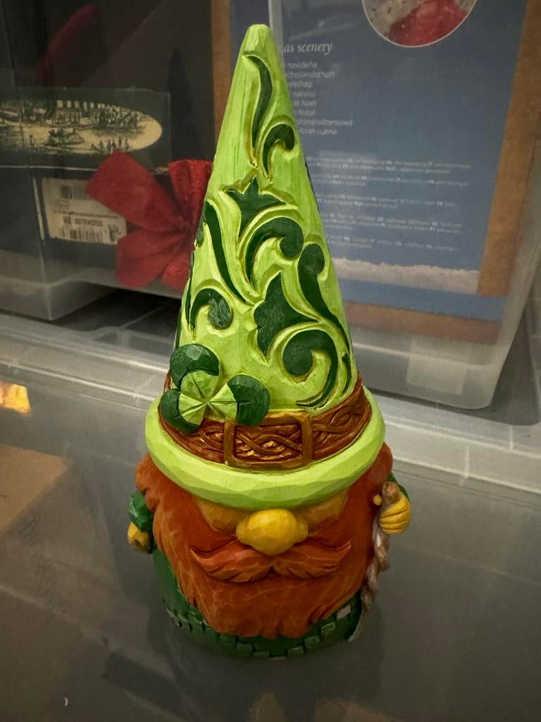 Jim Shore Ierse gnome, Verzamelen, Beelden en Beeldjes, Ophalen of Verzenden, Zo goed als nieuw