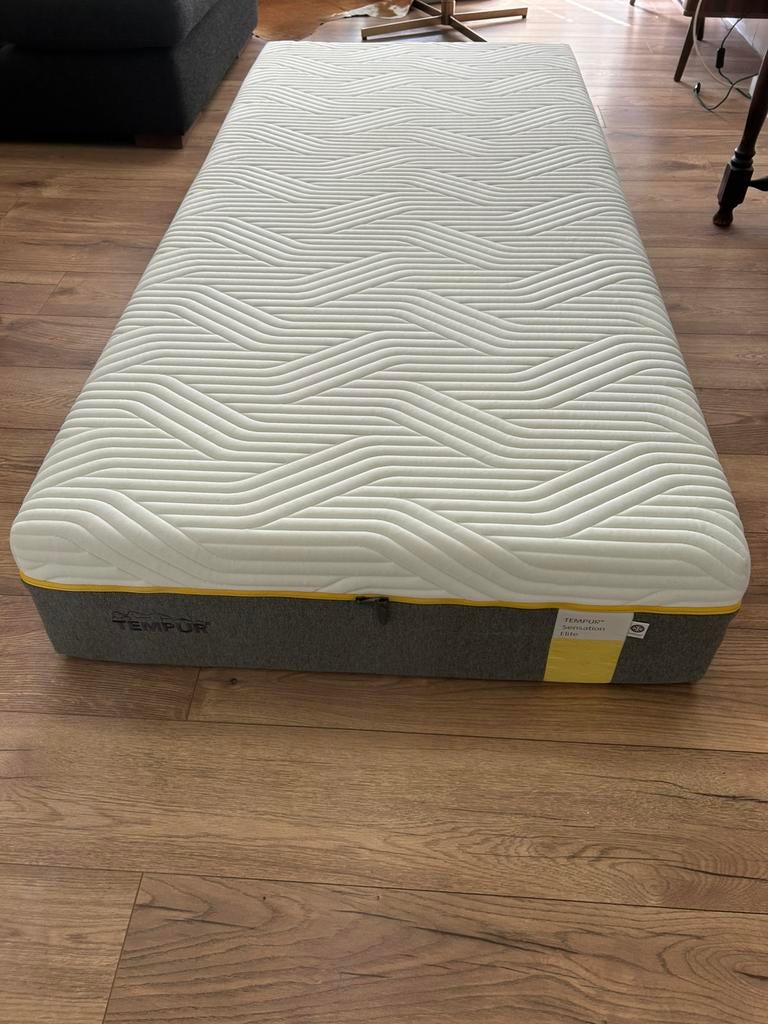 Tempur sensation elite 90x200, Ophalen of Verzenden, Zo goed als nieuw, Eenpersoons, 90 cm