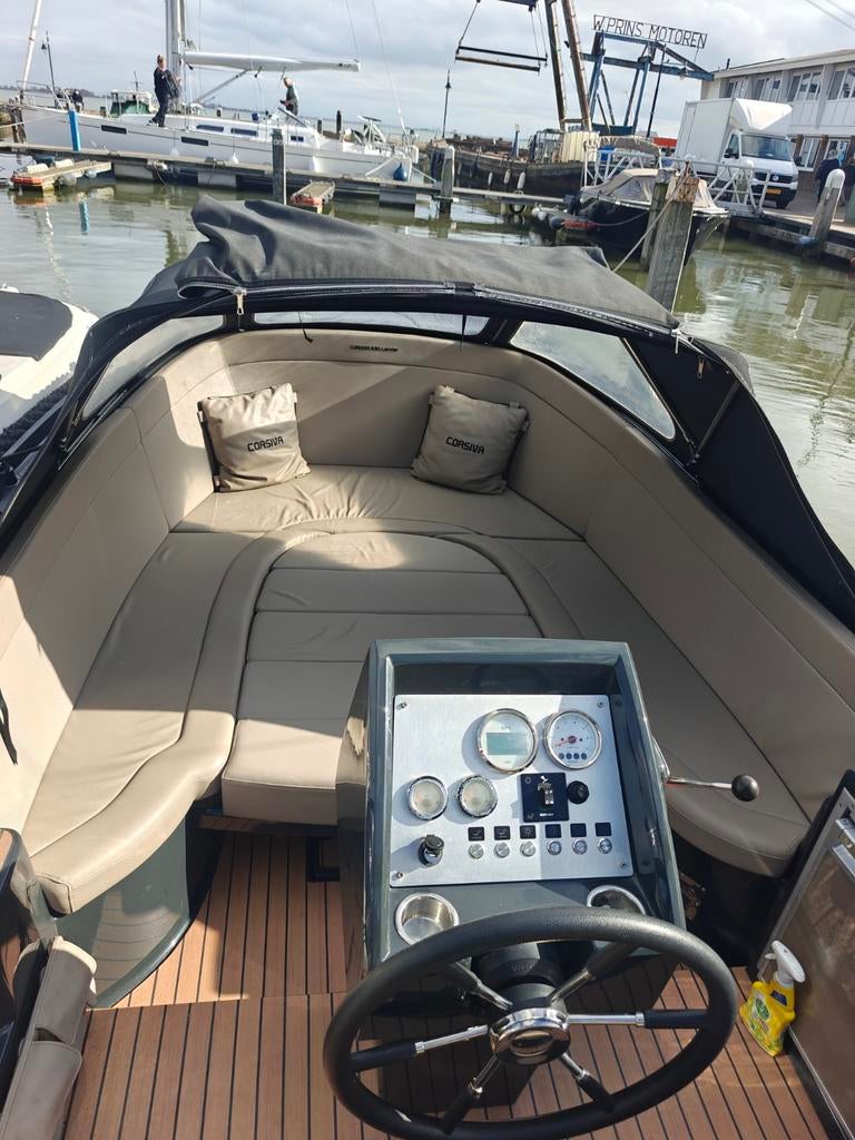 Corsiva 690 tender 60pk, Watersport en Boten, Sloepen, Ophalen, 6 meter of meer, Buitenboordmotor, 50 tot 70 pk