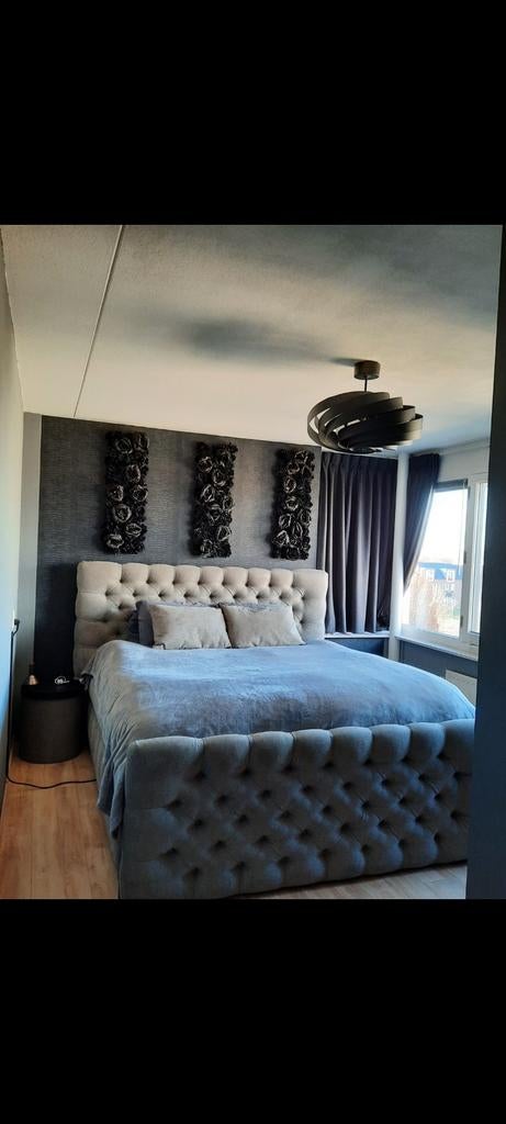 1.5 rol chique zwart slangenprint behang met textuur, Ophalen of Verzenden, Zwart