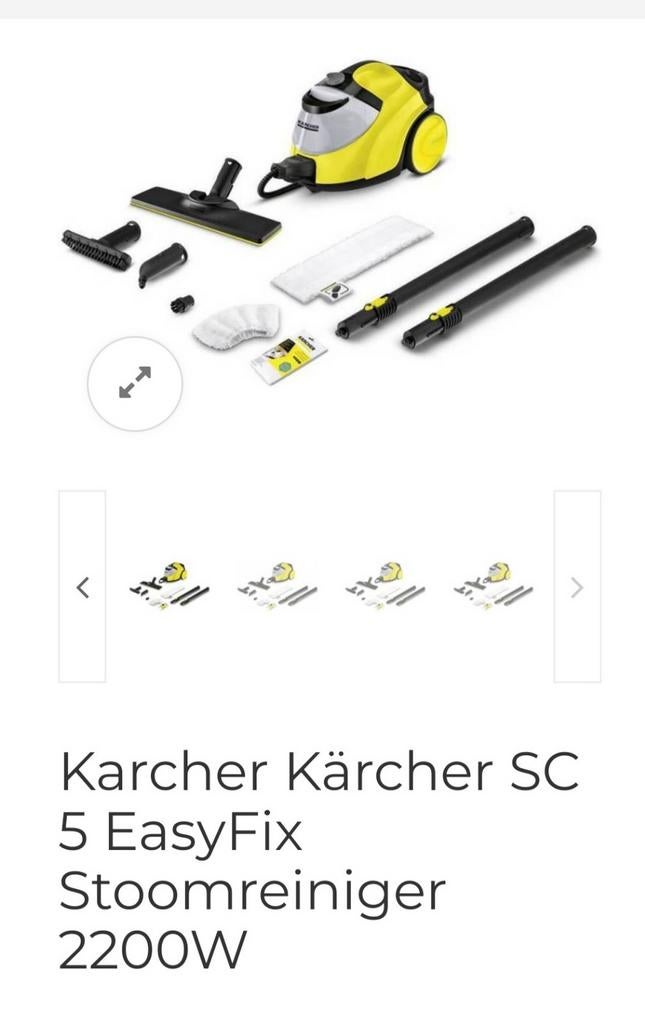 Karcher SC5 EasyFix Stoomreiniger - Perfecte staat, Ophalen of Verzenden, Gebruikt