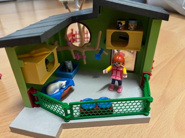 Playmobil: kattenverblijf 9276, Ophalen of Verzenden, Zo goed als nieuw, Complete set