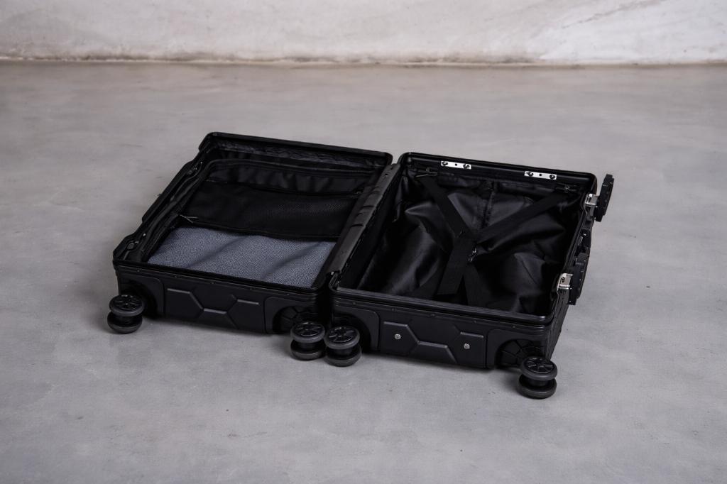 Balr handbagage koffer Jet Black - Nieuw, Sieraden, Tassen en Uiterlijk, Koffers, Wieltjes, 50 tot 60 cm, Hard kunststof, .