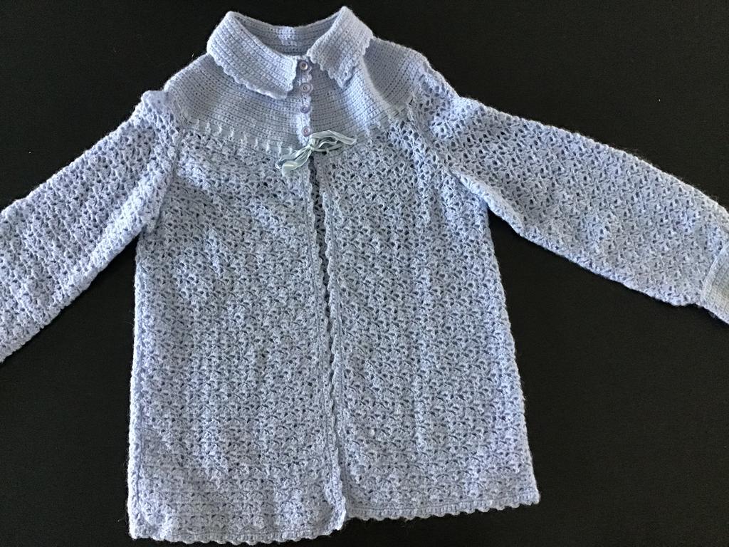Ginger Aardbei vintage vest mt S, Kleding | Dames, Ophalen of Verzenden, Zo goed als nieuw, Maat 36 (S), Blauw
