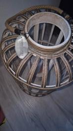 Riverdale rotan lantaarn met touw handvat, Overige materialen, Gebruikt, 25 tot 50 cm, Ophalen of Verzenden