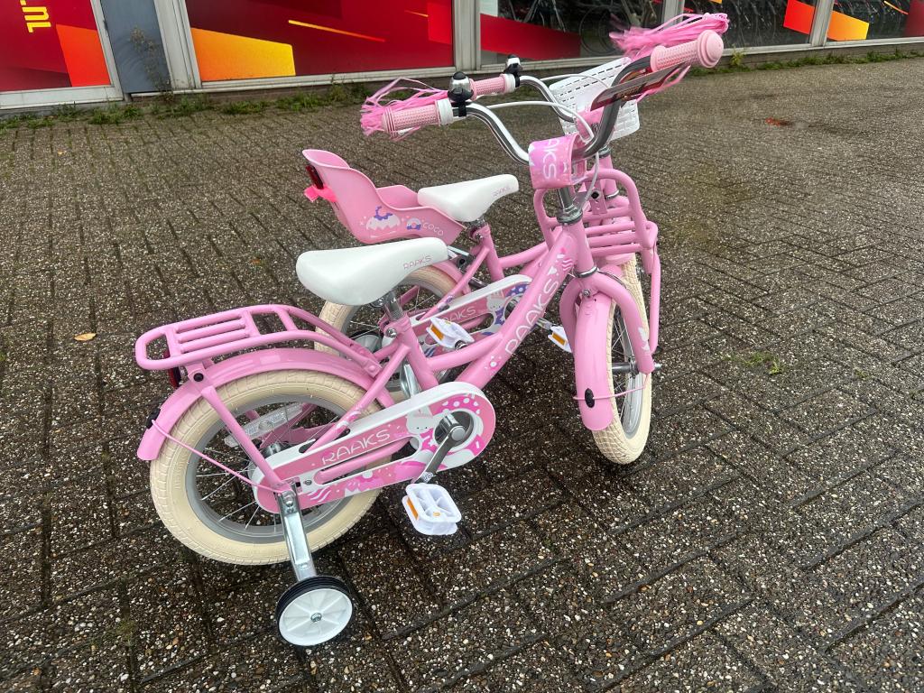 Fietshokje Beverwijk: Raaks Coco kinderfiets 14” NIEUW, Fietsen en Brommers, Fietsen | Kinderfietsjes, Nieuw, Raaks, Ophalen of Verzenden