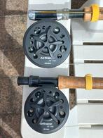 Vliegvishengels met complete bindmaterialen, Watersport en Boten, Hengelsport | Vliegvissen, Ophalen, Gebruikt, Complete set