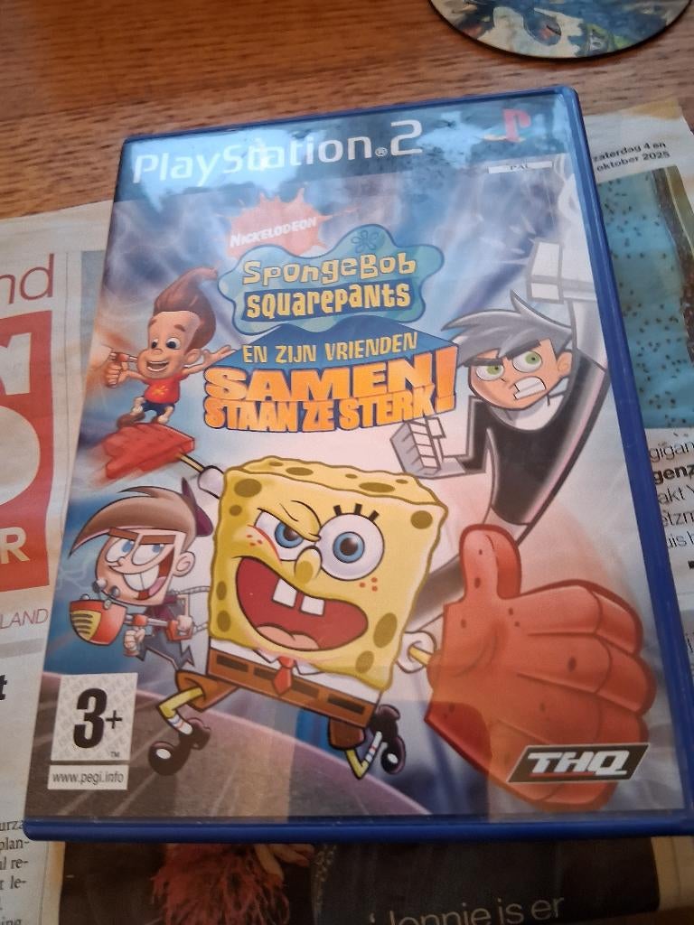 ps2 games spongebob en zijn vrienden samen staan ze sterk, Avontuur en Actie, 1 speler, Eén computer, Ophalen of Verzenden