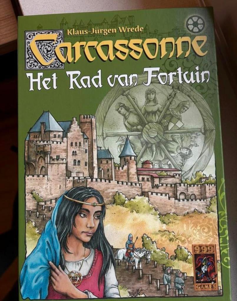 Carcassonne: Het Rad van Fortuin Bordspel, Hobby en Vrije tijd, Ophalen, Zo goed als nieuw