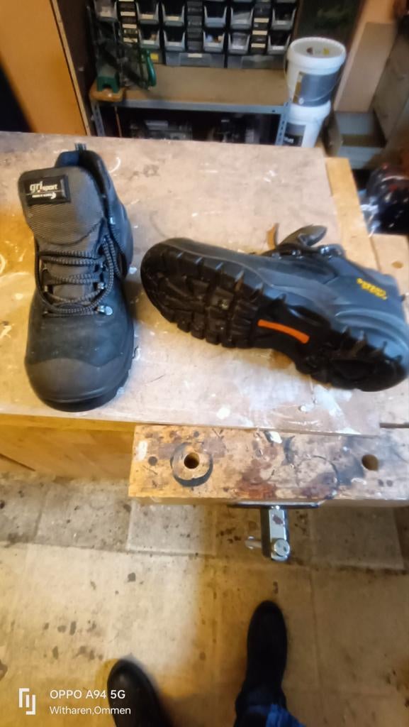 Veiligheidsschoenen, Ophalen