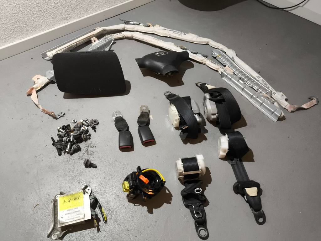 Toyota Aygo/Citroen C1 airbags+gordels srs 04/sleepring 2012, Ophalen of Verzenden, Toyota