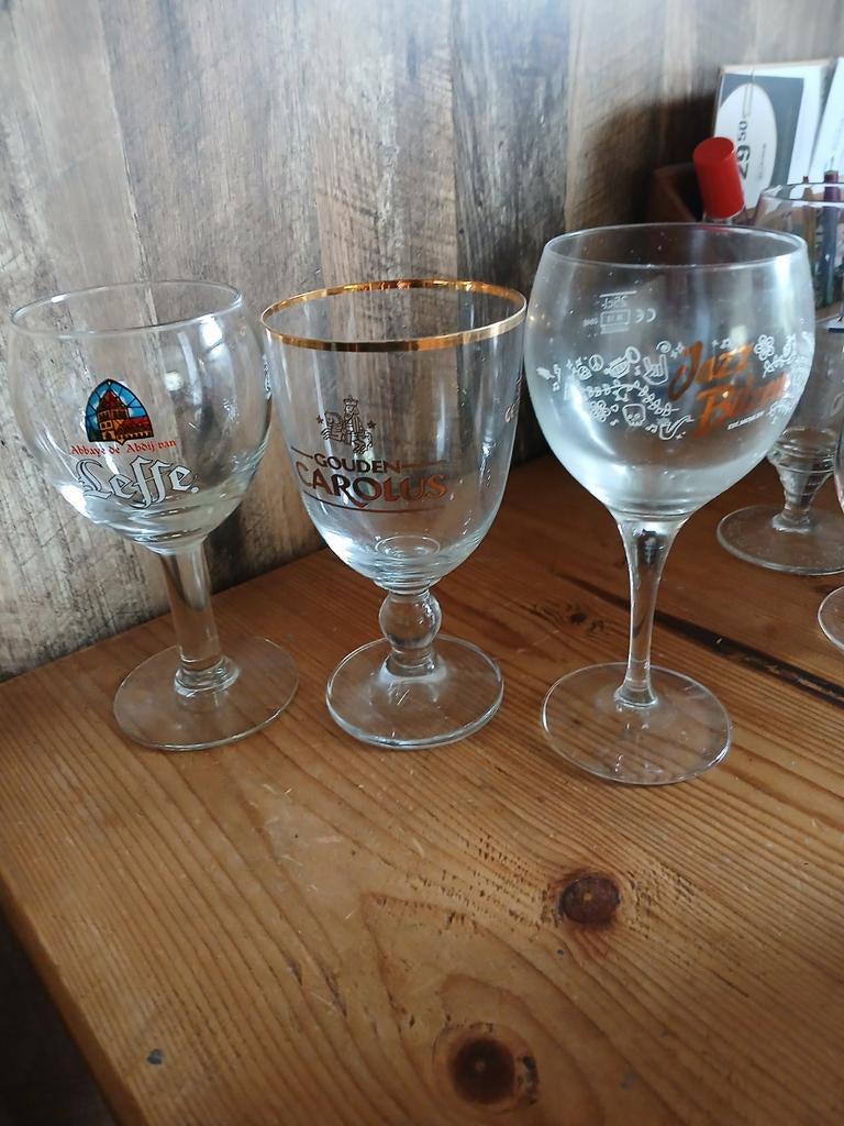 Leffe, Carolus en Jazz Bilzen., Ophalen, Zo goed als nieuw, Glas of Glazen, Overige merken