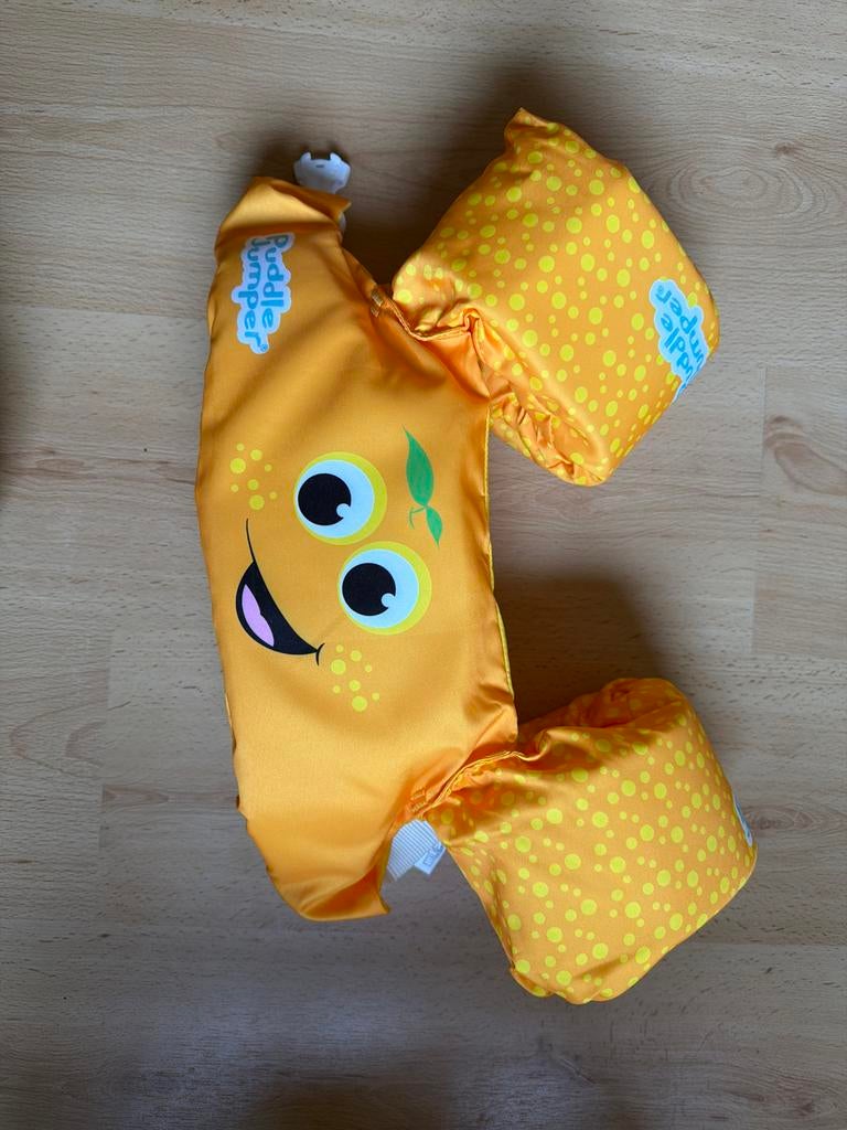 Zwembandje Puddle Jumper - Oranje met vrolijk gezichtje, Kinderen en Baby's, Ophalen of Verzenden, Zo goed als nieuw, Jongen of Meisje