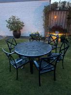 Hartman tuin tafel met bbq element, Ophalen of Verzenden, Zo goed als nieuw, Rvs