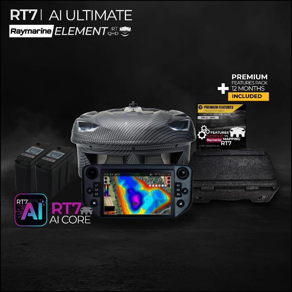 Carplounge RT7 | Voerboot Set | Raymarine Element | GPS, Ophalen, Nieuw