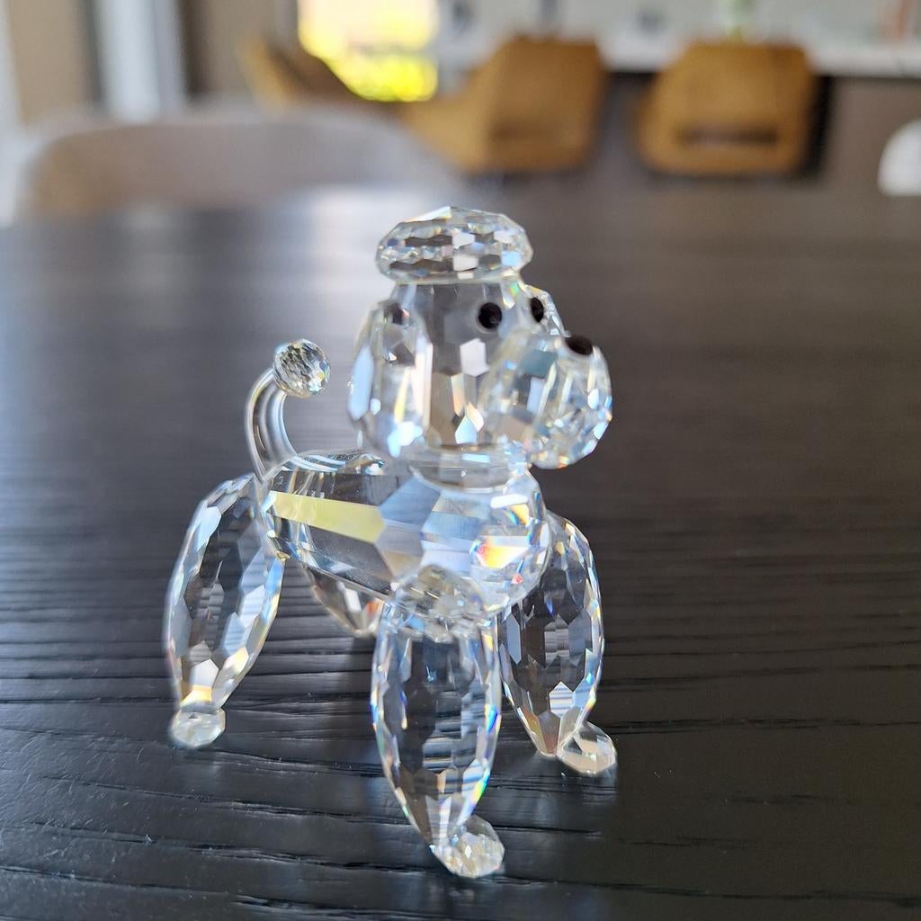 Swarovski Kristallen Poedel Beeldje, Ophalen of Verzenden