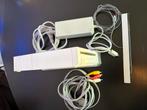 Wii console met kabels en 6 spellen, Spelcomputers en Games, Spelcomputers | Nintendo Wii, Ophalen of Verzenden, Gebruikt, Zonder controller