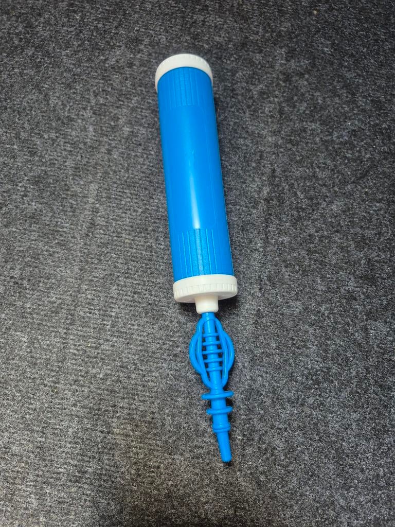 Blauwe ballonpomp, ballon pomp, Ophalen of Verzenden, Nieuw, Feestartikel, Verjaardag