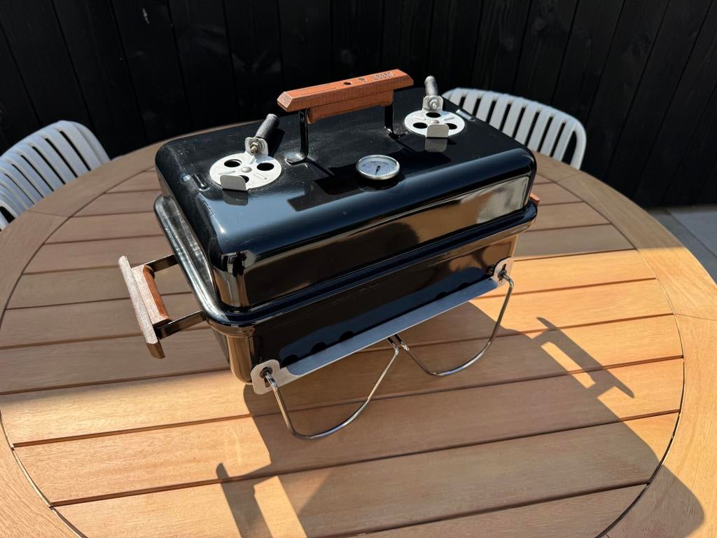 2x Weber Go-Anywhere: Gas & Houtskool BBQ's, Ophalen, Gebruikt