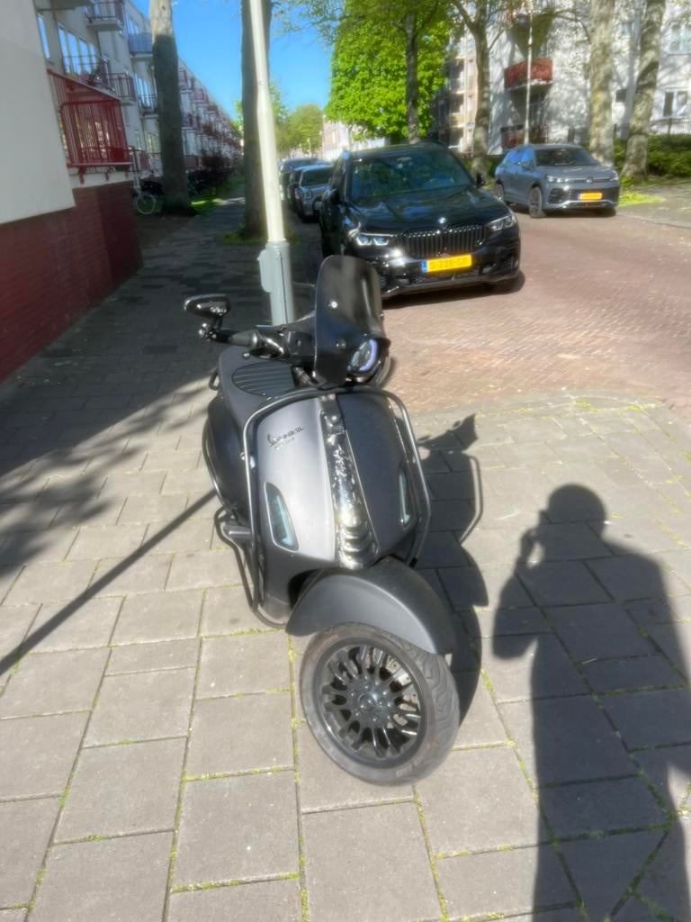 Vespa Sprint Notte IGET E4 2020. Custom I Malossi I Zelioni, Fietsen en Brommers, Scooters | Vespa, Ophalen, Maximaal 45 km/u