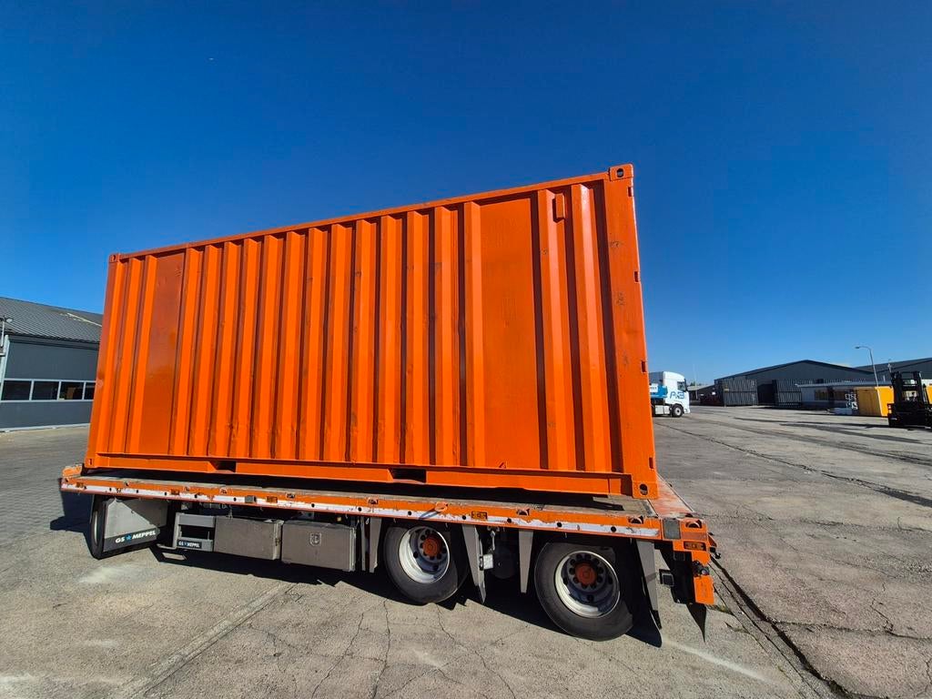 20ft Container met optrekslede - Transport mogelijk, Ophalen of Verzenden