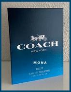 Coach Blue parfum sample proefje tester monster, Verzenden, Nieuw
