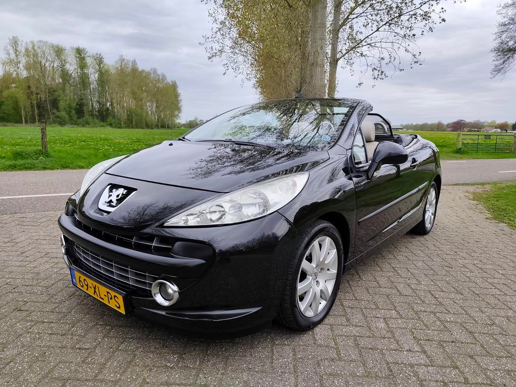 Peugeot 207 1.6 16V CC cabriolet, Airco, NL Auto, apk 04-27, Auto's, Voorwielaandrijving, 15 km/l, Beige, 4 cilinders