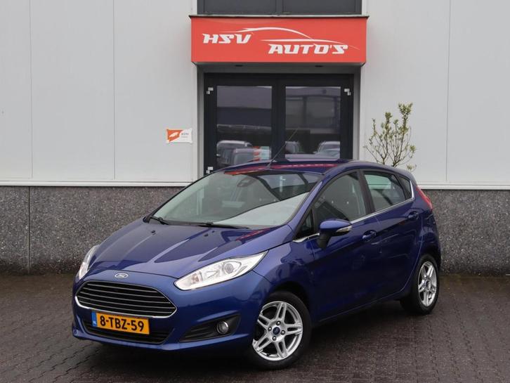 Ford Fiesta 1.0 EcoBoost Titanium navi LM automaat, Auto's, Ford, Bedrijf, Te koop, Fiësta, ABS, Airbags, Airconditioning, Boordcomputer